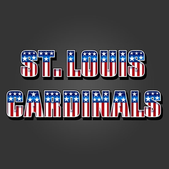 St. Louis Cardinals American Captain Logo iron on paper